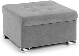 Honeypot - Kris Universal - Corner Sofa Bed- Large Storage Sofa for Living Room - Soft Polyester Fabric (Grey)
