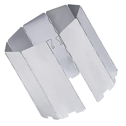 ウィンドスクリーン 風除板 防風板 キャンプ 登山 反射板 アルミ製 折り畳み式 強化版 防風 キャンプ 風除け かぜよけ ウィンドスクリーン アウトドア 防風 アウトドア ウィンドスクリーン アウトドア用品のサムネイル