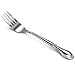 New Star Foodservice 58666 Rose Pattern, 18/0 Stainless Steel, Salad Fork, 6.2-Inch, Set of 12