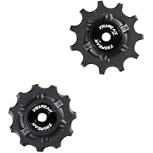 11/11T Jockey Wheel Pulley Set, 2pcs for Shimano & SRAM 10/11 Speed Road Rear Derailleurs