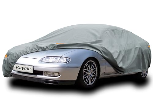 Image of Kayme Heavy Duty Car Cover Custom Fit Mazda MX-6 MX6(1992-2000) Waterproof All Weather for Automobiles, Full Exterior Covers Sun Rain UV Protection.（Deliver About 3-10 Days）