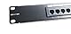 Led Light One Patch Panel 12 Ports Cat 6 48,4 cm (19 Zoll), RJ-45, für modulares Rack, Schwarz