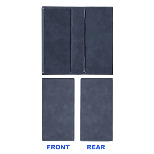 Image of CASMONAL Checkbook Cover for Women & Men, PU Leather Wallet RFID Blocking