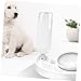WOONEKY Slow Feeder Pet Bowl for Dogs and Cats -tip Design Easy Controlled Eating White Suitable for Food and Water Use