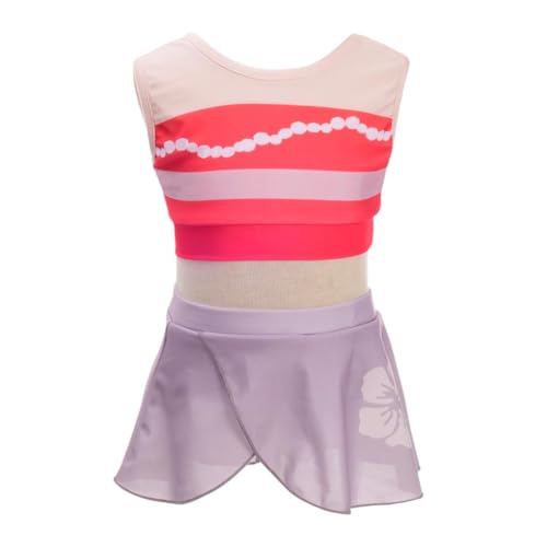 Tankini de niña para playa y piscina bañador de princesa de 6 años