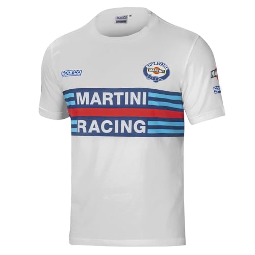 Camiseta Sparco Martini-R de manga corta color gris y talla grande XXXL