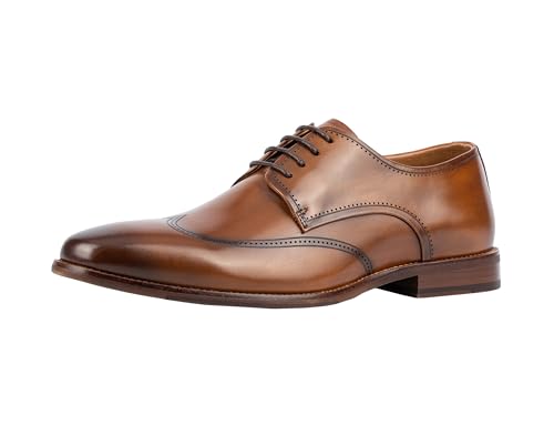 Mens Orton Oxford, Round Toe Dress Shoes, Rubber Outsole