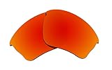 Littlebird4 1.5mm Polarized Replacement Lenses for Oakley Half Jacket XLJ Sunglasses - Multiple Options (Red Mirror)