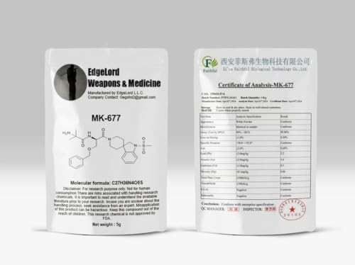 Generic MK-677 Research Chemical by EdgeLord, 5g, White Powder