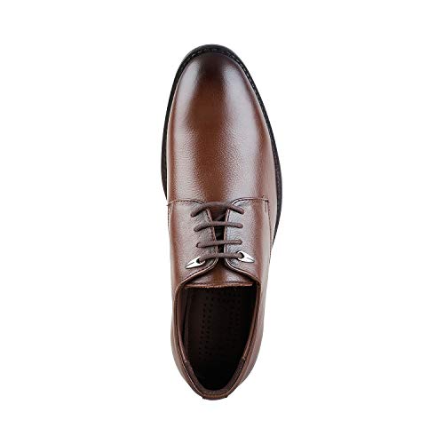 Image of Metro Men Leather Flat Shoes (19-5537)