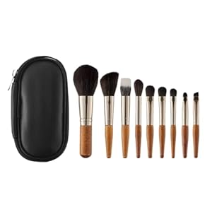 9pcs Mini Makeup Brushes Set Soft Hair Short Rod Female Make Up Tools Travel makeup Brush Kit