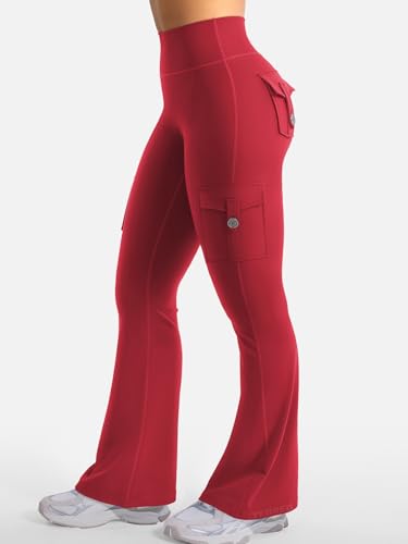 Image of YEOREO CoreFlex Women Workout Flare Leggings