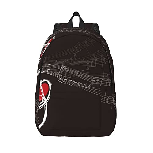 Sac à dos motif musique et amour pour exprimer votre passion au lycée
