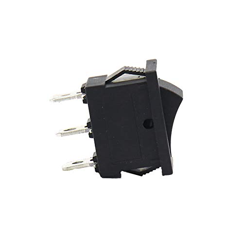 Image of Electronic Spices Pack of 5 Spdt On /Off /On Mini Black 3 Pin Rocker Switch Ac 6A /250V 10A /125V