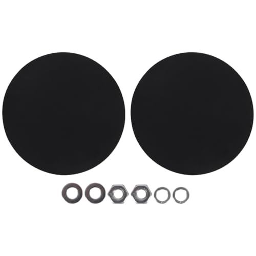 ACOLY 2 Pcs Neodymium Magnets with Thread M8, Diameter 88mm, Flat Gripper Magnet, for Car, Light Bracket, Camera and Outdoor Use