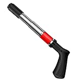 MATERIALES PREMIUM: La pistola está hecha de metal sólido con empuñadura de goma antideslizante y protección antideslizante.