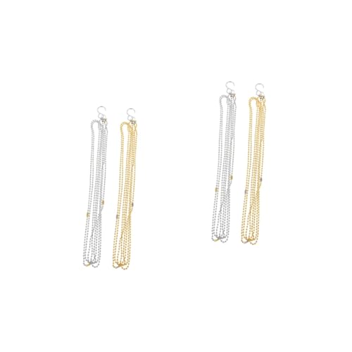 Happyyami 2sets Volleyball Net Height Chain Volleyball Measurement Tool Referee Equipment Portable Sports Gauge 2pcs*2