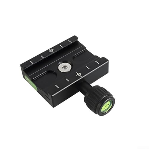 Guida per fotocamera con livelli integrati, morsetto a piastra a