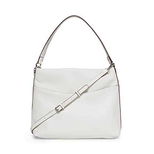Anne Klein East West Ak Hobo With Pouch, Anne White/Skye Isle Snake #TOP1