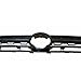 Black&Chrome Fit For 2015 2016 2017 2018 VW Jetta Front Bumper Chrome Grille Mesh Grill 5C6853651AJZLL