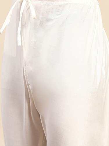 Image of Rajubhai Hargovindas Men's Silk Kurta With Ethnic Motifs Work Woven Design