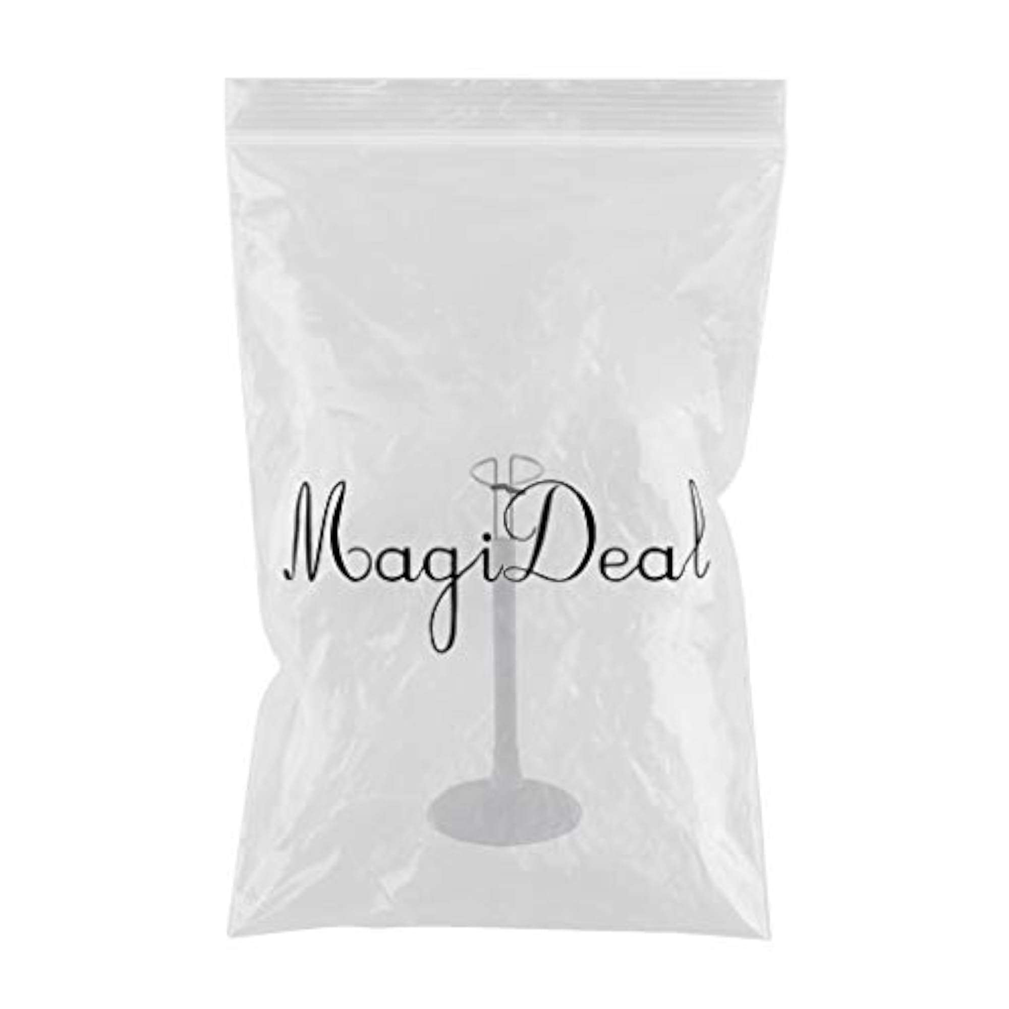 Adjustable Doll Stand Display Holder for Dolls, White