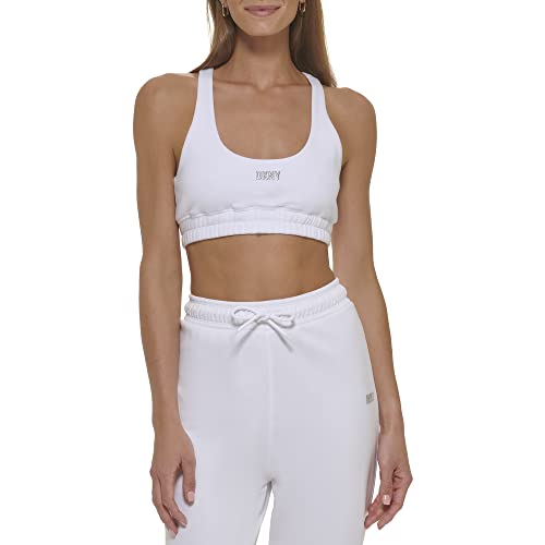 Débardeur DKNY Sport femme col carré avec élastique logo
