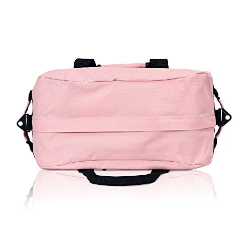 Image of DALIX 18 inch Two Tone Duffle Bag Medium Black Red Blue Gold Pink Purple Gray