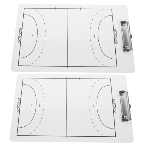 BCOATH 2Pcs Handball Board Portable Wipe Board for Team Strategy Durable Material for Match Planning and Training Sessions Lightweight and Easy to Use