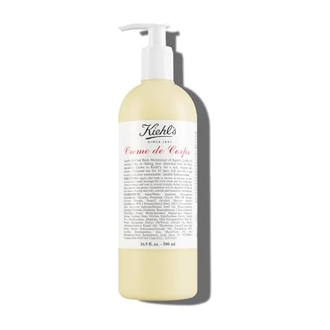 Kiehl's Creme de Corps, Rich, Luscious Body Lotion, with Cocoa Butter and Shea Butter for Fast Absorbing Hydration, Skin Feels Soft and Smooth, Suitable for All Skin Types - 16.9 fl oz Cover