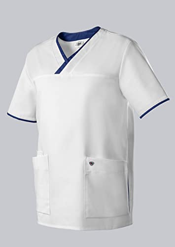 BP 1701-485-2110 Schlupfkasack Für Sie & Ihn, Normale Passform, 50% Baumwolle/50% Polyester, Weiß/Nachtblau, Größe XLn