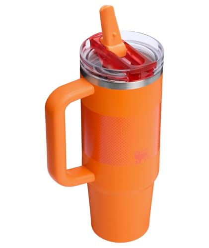 Image of STANLEY Quencher ProTour Flip Straw Tumbler with Leakproof Lid 30 oz | Built-in Straw and Handle | Cup Holder Compatible for Travel | insulated Stainless Steel Cup | BPA-Free | Goldenrod Fade