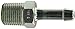 Dixon 3/8" x 1/2" NPT Hex Nipple, Plated Steel, for 2 Clamps (KHN342)