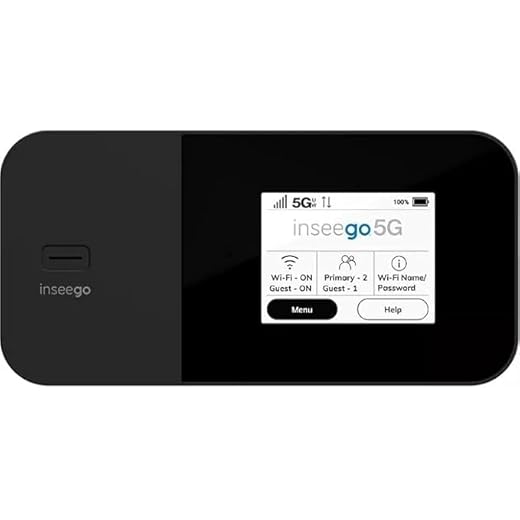 Inseeg MiFi X Pro M3000 5G and 4G LTE Hotspot | Carrier Unlocked | All Day Battery Life | WiFi 6 Technology (Renewed)