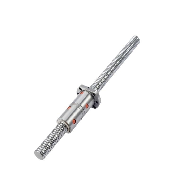 Metal Ball Screw nut end Processing 25MM Ball Screw DFU2505 End Machined + RM2505 Double Nut + BK20 BF20 End Support+ Coupler 17x14mm(650mm)