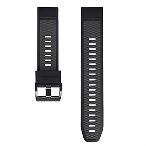 Bracelet silicone Garmin Fenix 7 6 5 anti irritation couleur Agate EZZON