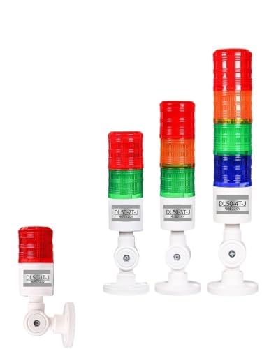 Tour de signalisation LED DC 24V fixe lumineuse multicouche sans signal sonore pour machine
