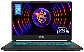MSI Cyborg 15.6″ FHD 144Hz Gaming Laptop, Intel Core i5-12450H, NVIDIA GeForce RTX 2050, 16GB RAM, 512GB SSD, Black, Windows 11 Home, Cyborg 15 A12UCX-276US MSI Cyborg 15.6″ FHD 144Hz Gaming Laptop, Intel Core i5-12450H, NVIDIA GeForce RTX 2050, 16GB RAM, 512GB SSD, Black, Windows 11 Home, Cyborg 15 A12UCX-276US