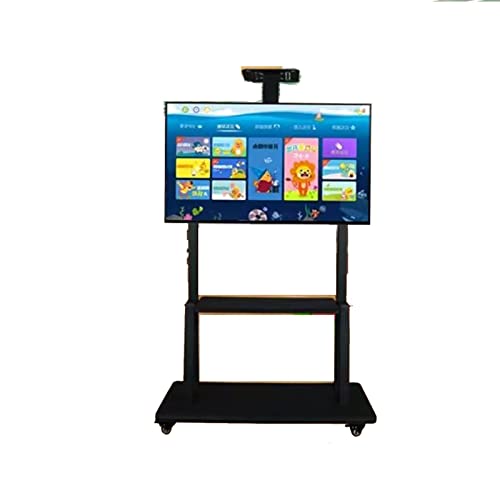Soporte móvil para TV de piso ajustable para 50-75 pulg miniatura 1