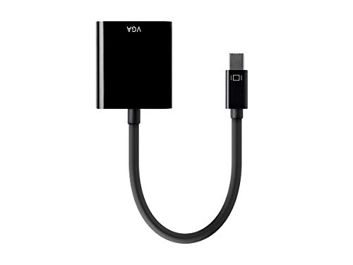 Adaptateur Mini DisplayPort vers VGA Solution Écran Noir Moniteur Noir - 2