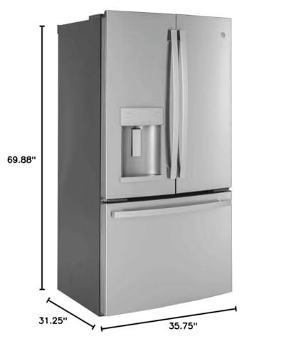 Ge GYE22GYNFS 36 Inch French Door Counter Depth Refrigerator thumb #6
