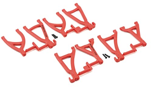 RPM R/C (Red) Front & Rear Upper Lower A-Arms for Traxxas Mi