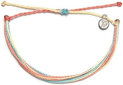Pura Vida Beach Life Single Bracelet - Handcrafted - 100% Waterproof Wax Coated Accessories
