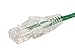 Monoprice Cat6 Ethernet Patch Cable - Snagless, Stranded, 550MHz, UTP, CMR Rated, 28AWG, 1 Feet, Green - SlimRun Series