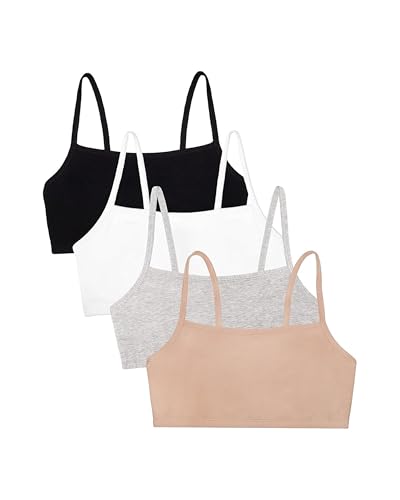 Image of Fruit of the Loom Women's Spaghetti Strap Cotton Pullover Sports Bra Value Pack