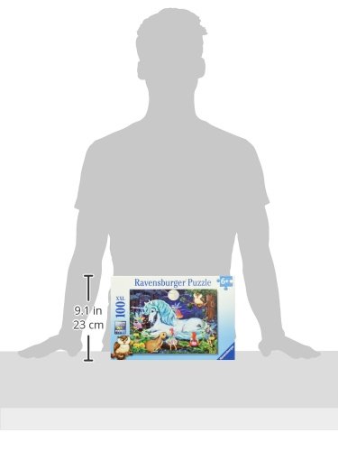 Puzzle Ravensburger 100 Pièces XXL La Forêt Magique - Puzzle Enfant Dès 7 Ans, Dimensions 49x36 Cm