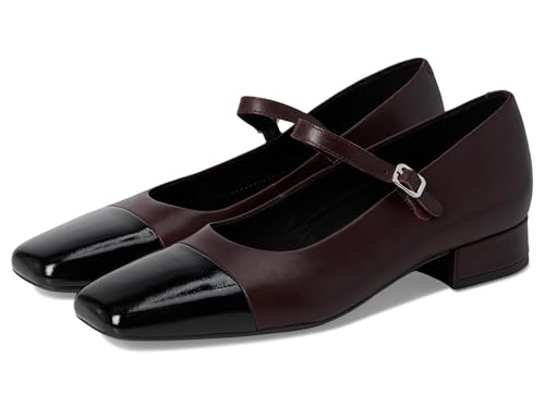Vagabond Shoemakers Womens Debbi Leather Maryjane Cherry/Black 8 Medium