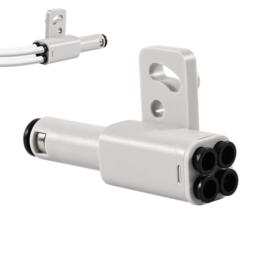 4-in-1 PTFE Adapter for Bambu Lab Expansion Port for 4 Feed Modules & AMS - Multimaterial Support (TPU 95A/PET-CF) - Com
