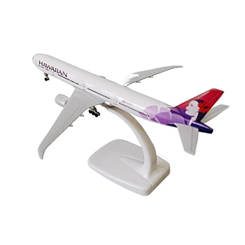 Boeing 777 modèle d'avion miniature en alliage de 20cm avec roues