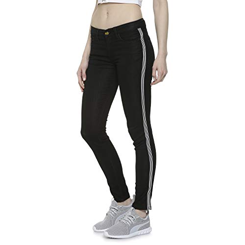 Image of PINACOLADA Women Stylish Solid Super Skinny Casual Denim Jeans